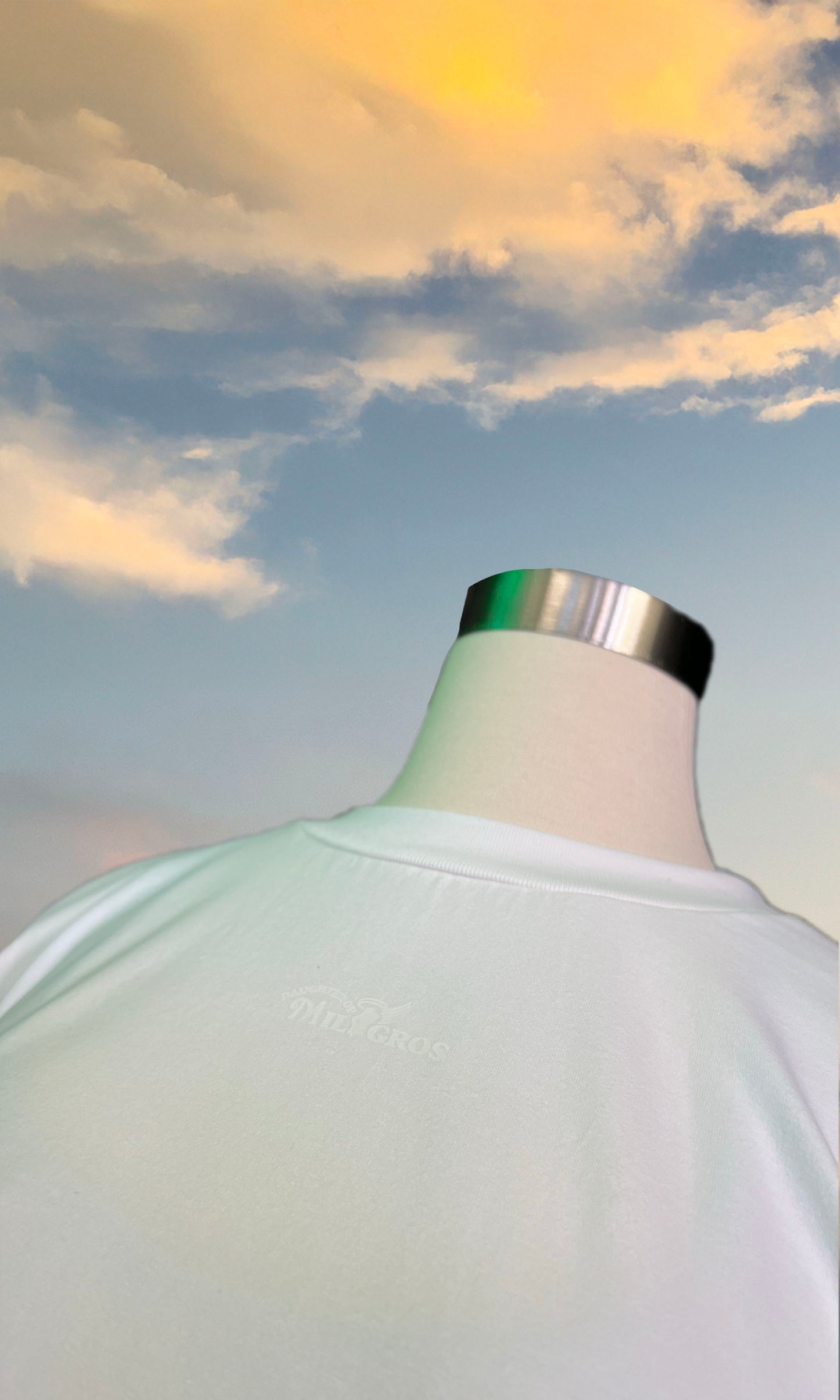 Lemon Sky Oversized Tee (White)