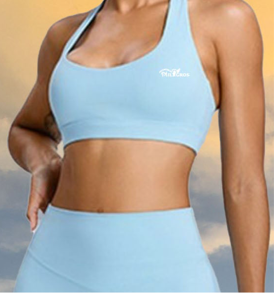 Lemon Sky Sports Bra (Sky Blue)