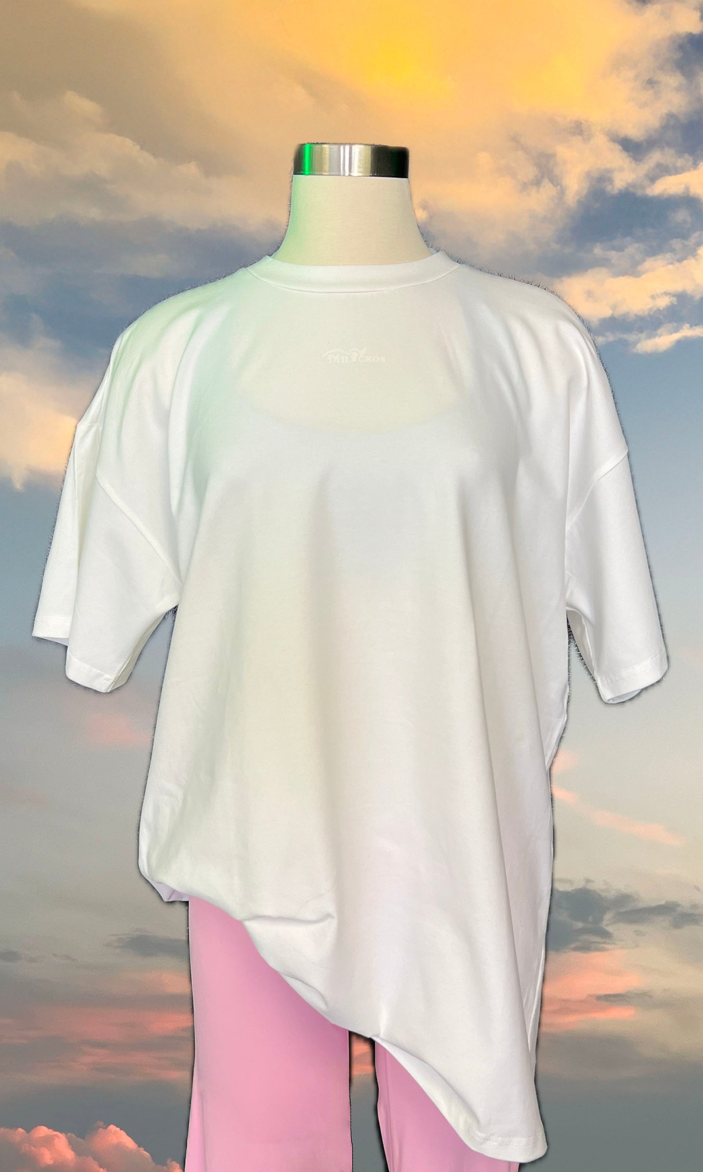 Lemon Sky Oversized Tee (White)