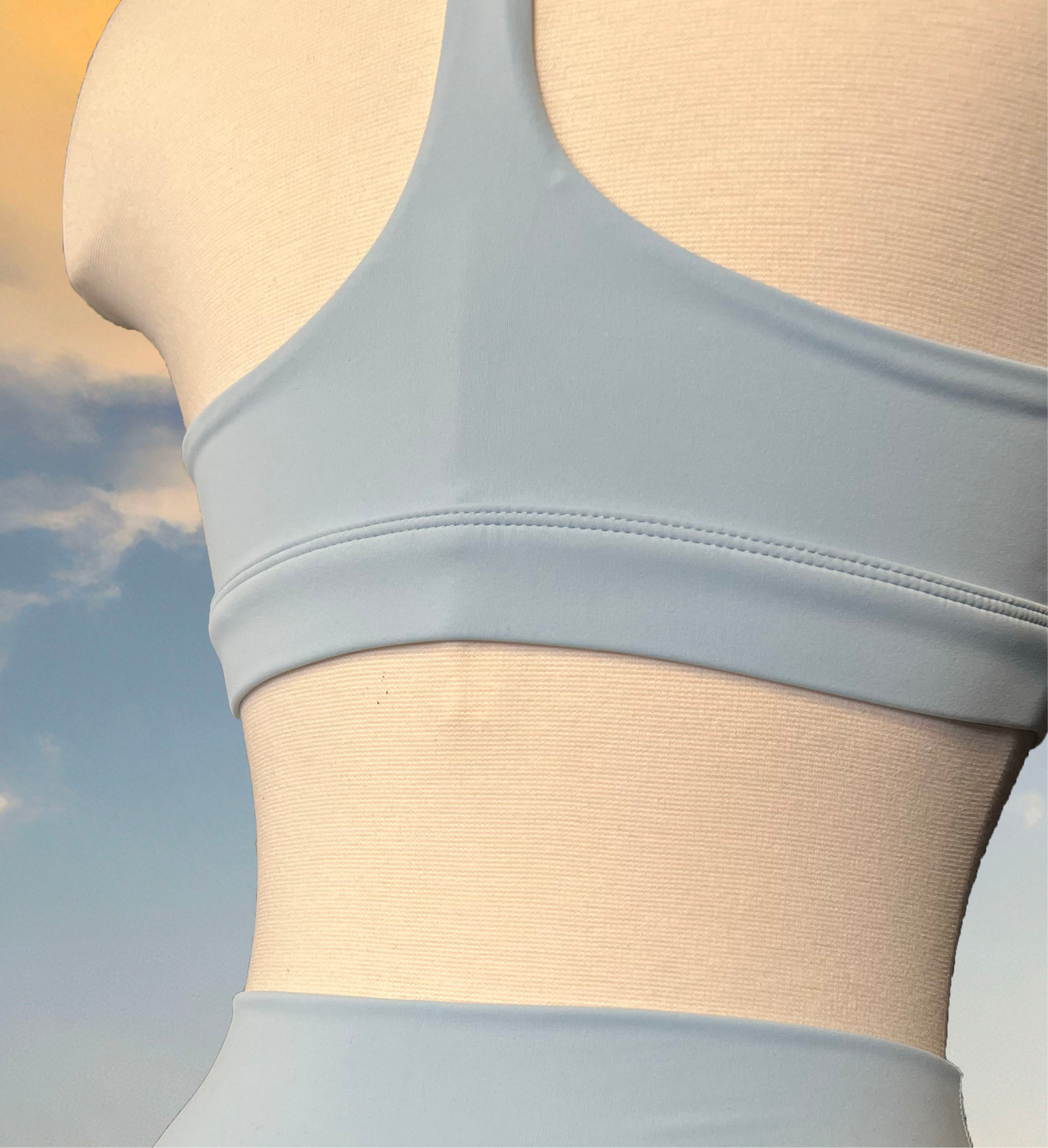 Lemon Sky Sports Bra (Sky Blue)