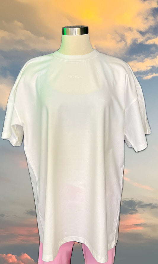 Lemon Sky Oversized Tee (White)