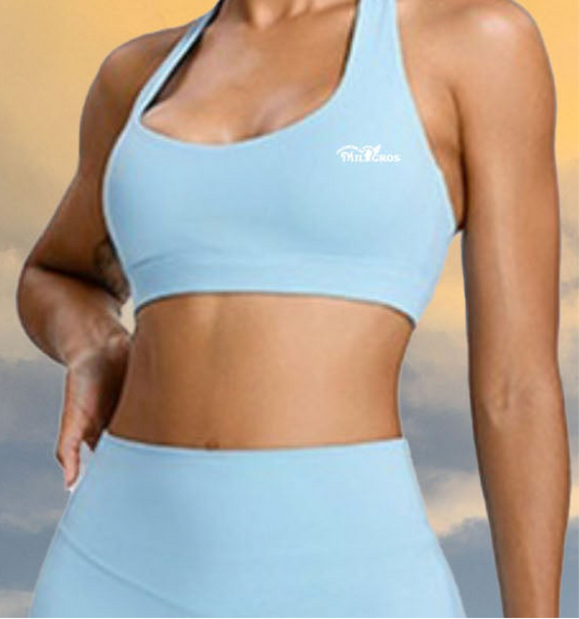 Lemon Sky Sports Bra (Sky Blue)